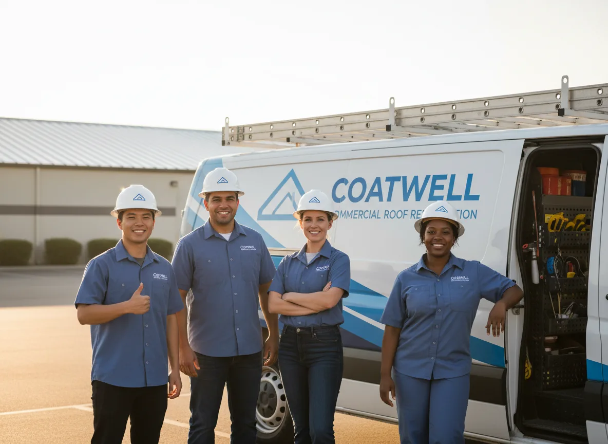 Commercial roof coating company in Scales Mound, IL